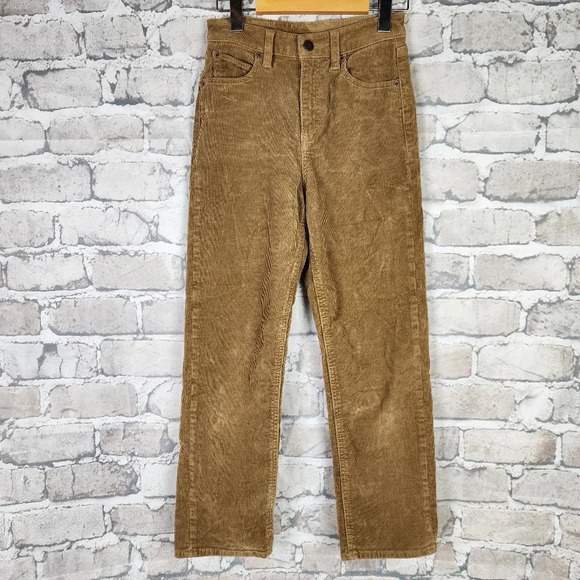 Volcom Stoned  Straight Corduroy Pants Caramel Size 24 - Picture 5 of 16